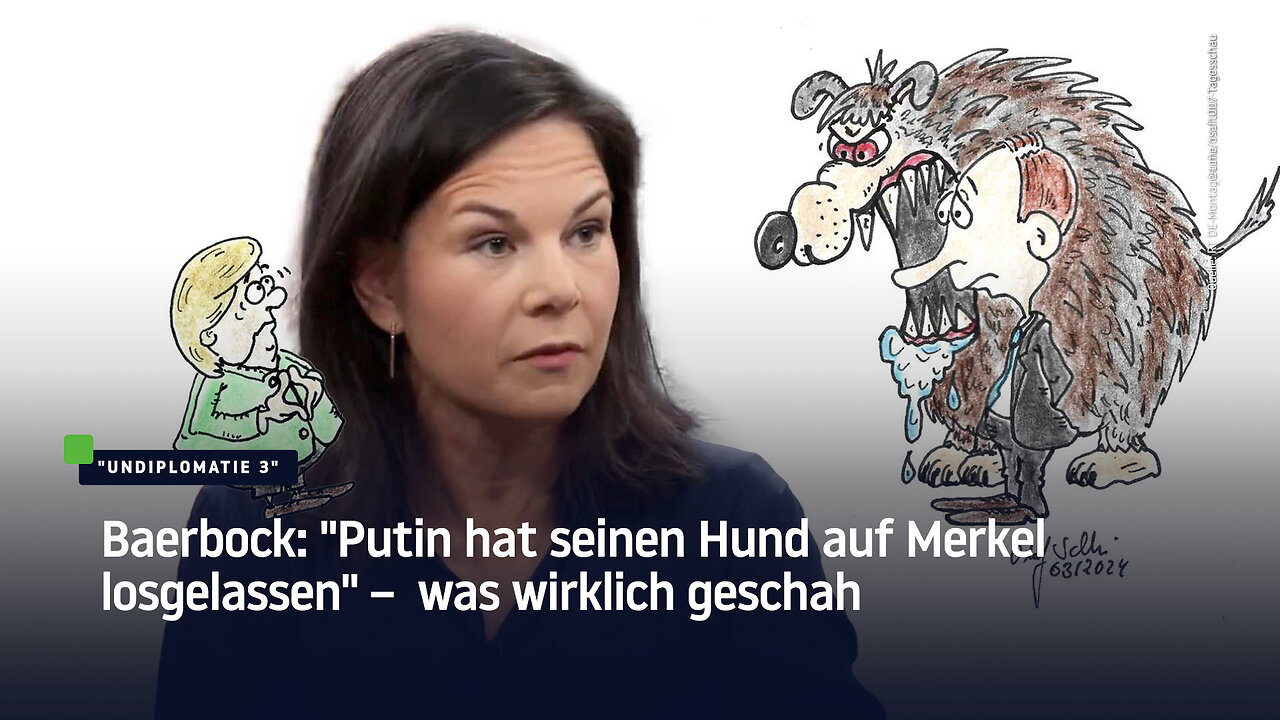 Baerbock: "Putin hat seinen Hund auf Merkel losgelassen" – was wirklich geschah