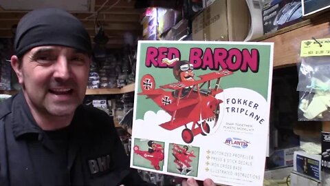 ATLANTIS MODELS Red Baron Fokker Triplane model kit review