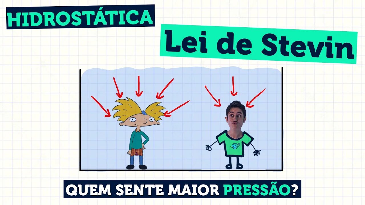 Lei de Stevin: Pressão em Líquidos | Hidrostática | Aula de Física