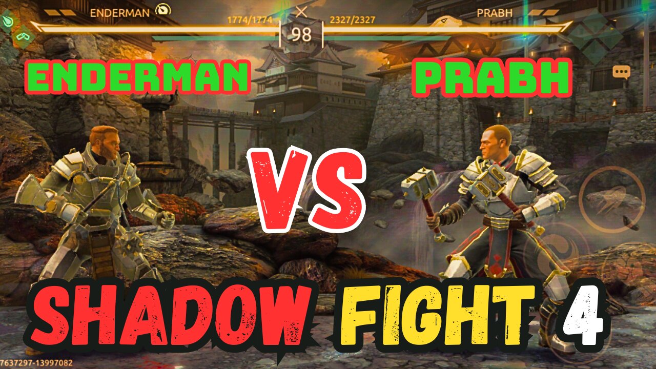 ENDERMAN Vs PRABH Shadow Fight 4 Best Strategies and Builds for Dominating the Arena #shadowfight4