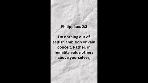 Philippians 2:3