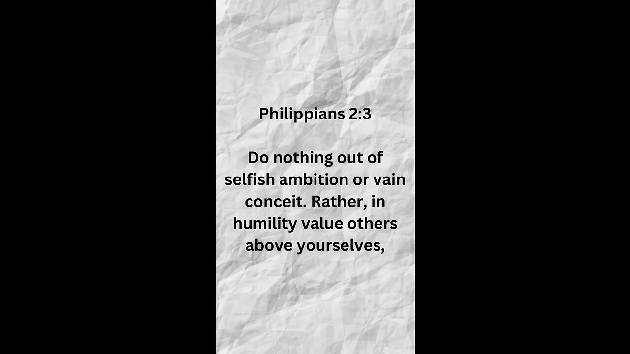 Philippians 2:3