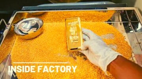 How Gold is Produced? Amazing Pure Gold Manufacturing Process - Factory Made