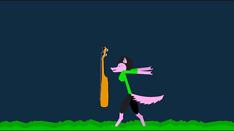 A short animation of Lana summoning her guitar