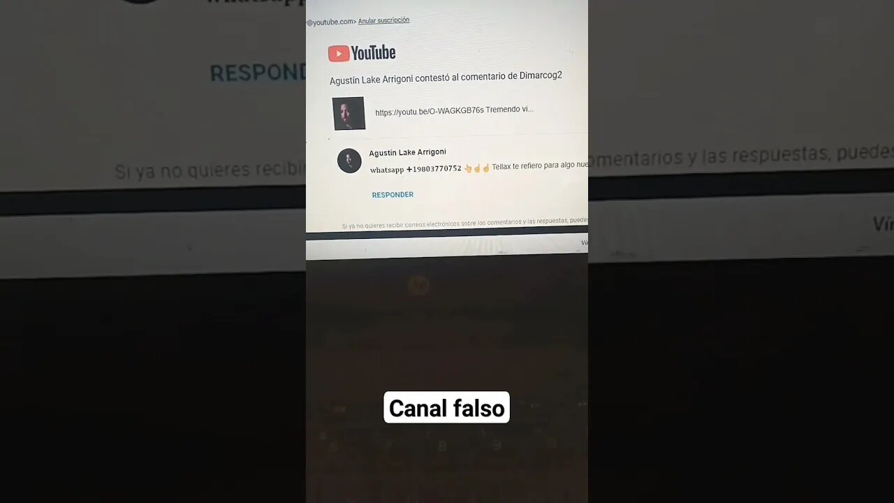 canal Falso augustinlake arrigoni 743 me respondió