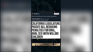 California Pedos Aren't Punishing Pedos - Alex Jones on X