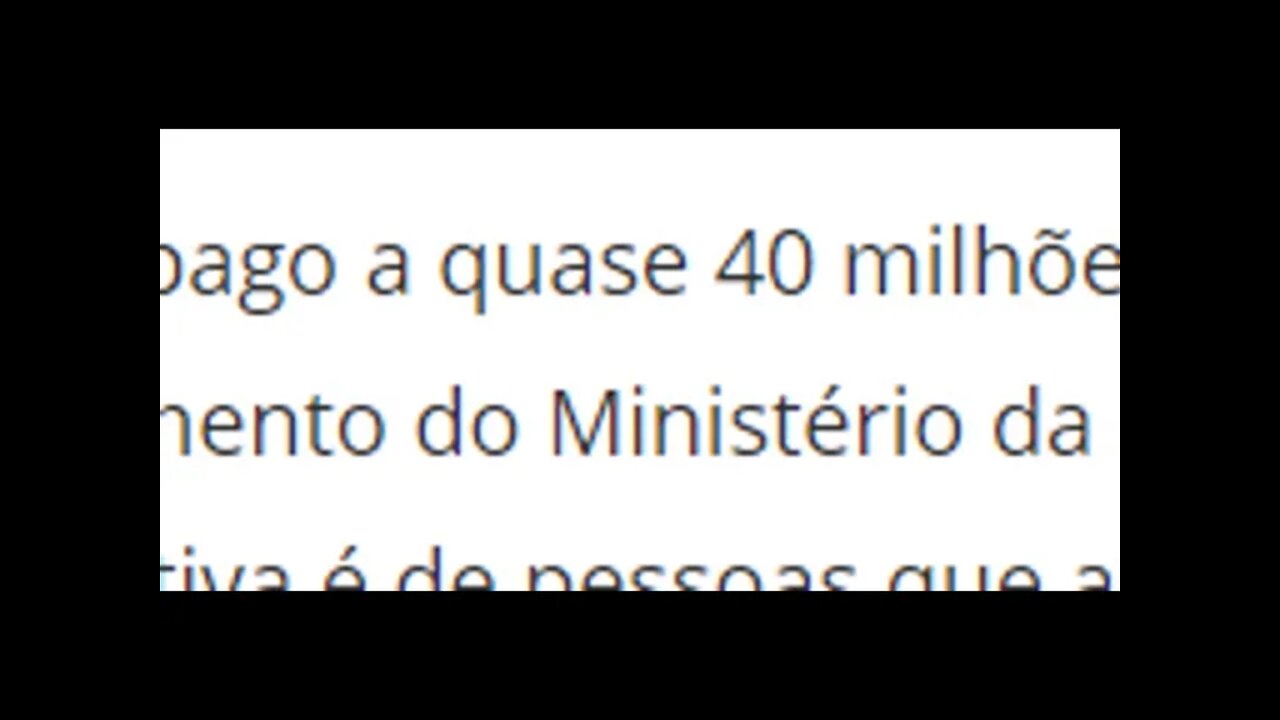 Novo auxílio emergencial deve ser pago a quase 40 milhões