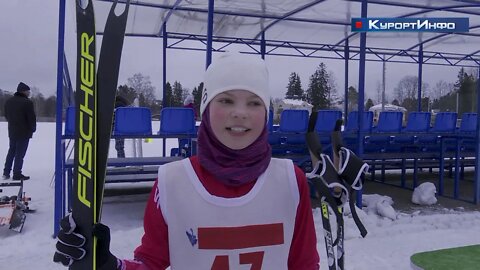 Рождественская лыжная гонка в зеленогорской спортивной школе