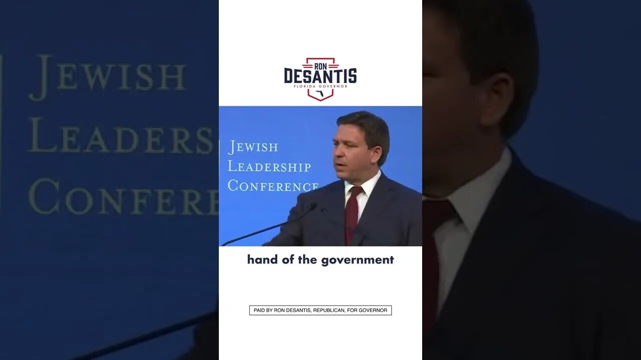 DeSantis speaks on the IMPORTANCE of FREEDOM