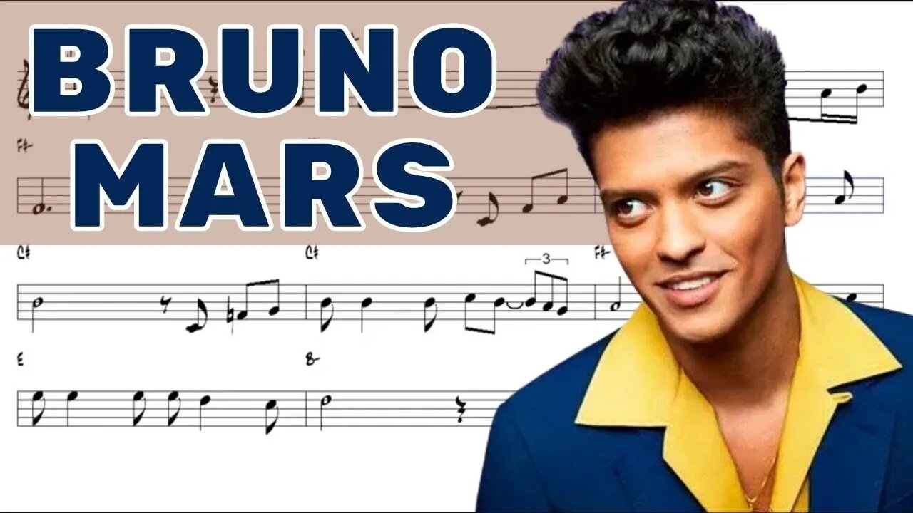 When I Was Your Man Official Mars Bruno Alto Sax