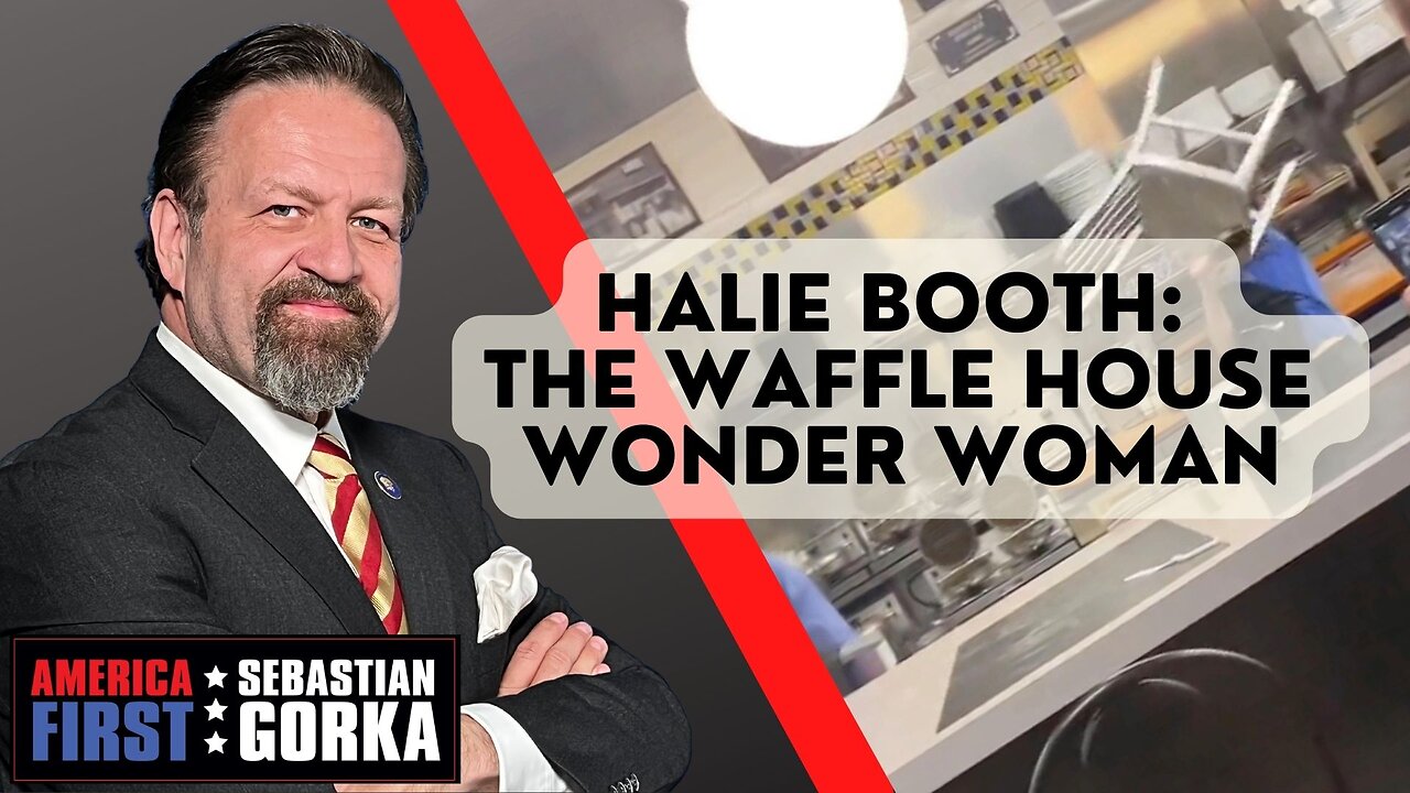 Halie Booth: The Waffle House Wonder Woman. Halie Booth with Sebastian Gorka on AMERICA First