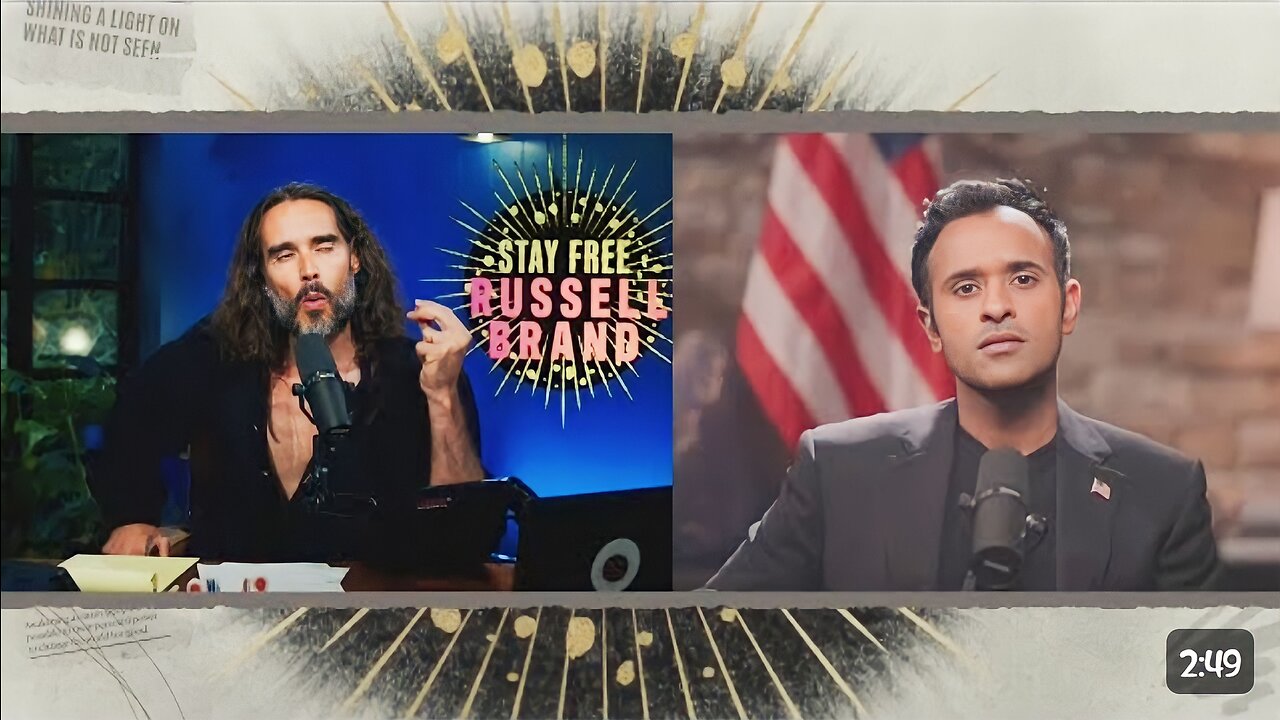 Vivek Ramaswamy on Stay Free with Russell Brand: Free speech