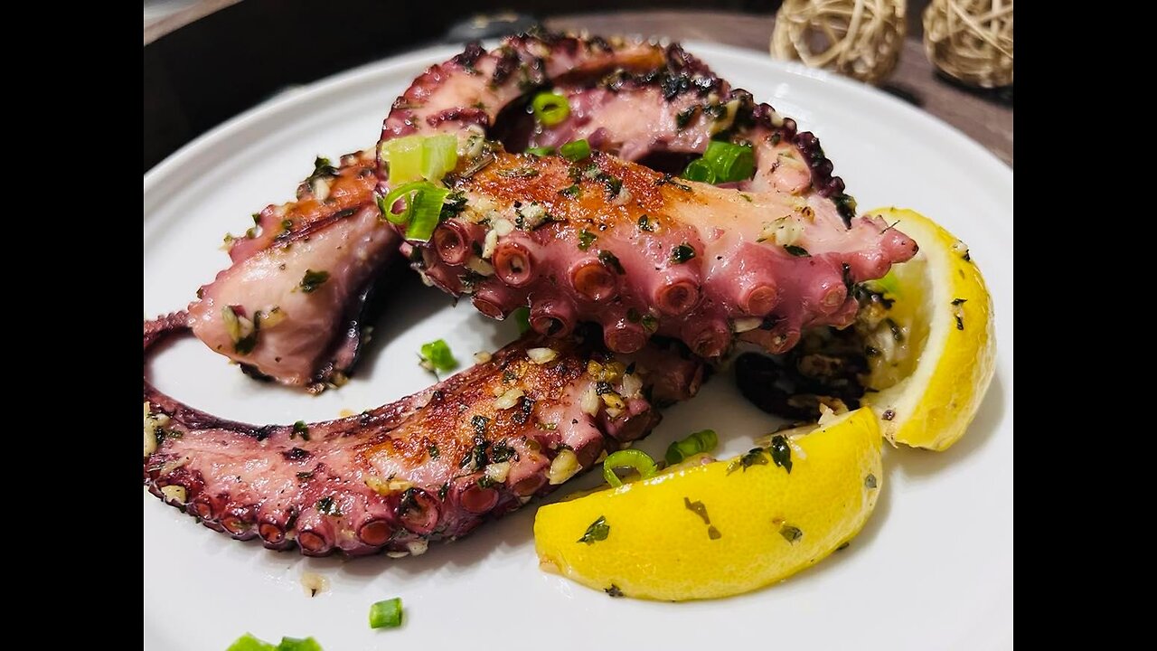 Charred Octopus with Garlic and Parsley