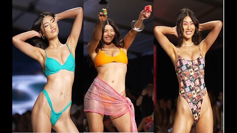 Gloria Tang in Slow Motion Pt.2 - Miami Swim Week 2022