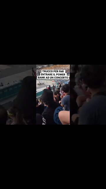 TRUCCO PER FAR ENTRARE IL POWER BANK AD UN CONCERTO