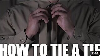 How to Tie a Military Tie