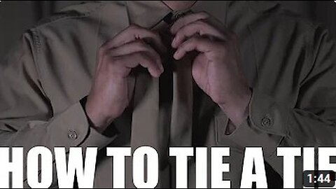 How to Tie a Military Tie