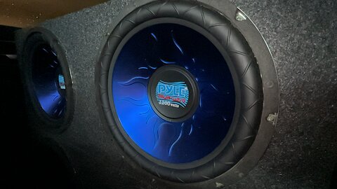 Pyle 12” subwoofer flex slow-mo