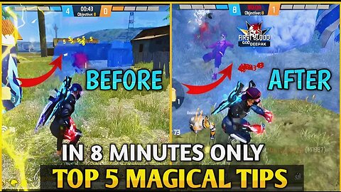 TOP 5 SECRET TRICKS SETTINGS IN FREE FIRE INDIA 🔥🔥🔥 OO