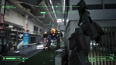 Robocop: Rogue City - Arms Race: Secure Hall A, Hall B and Hall C: Destroy ED-209: Follow Max Becker