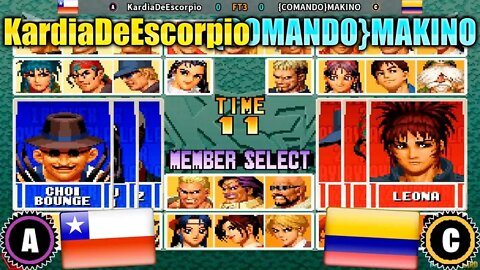 The King of Fighters '96 (KardiaDeEscorpio Vs. {COMANDO}MAKINO) [Chile Vs. Colombia]