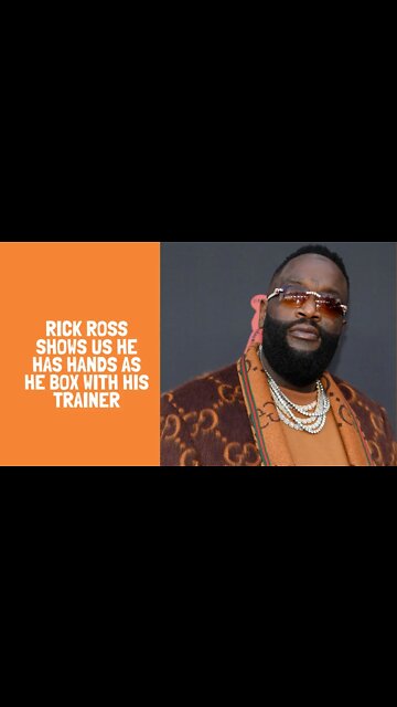 Rick Ross shows us he has hands as he box with his trainer