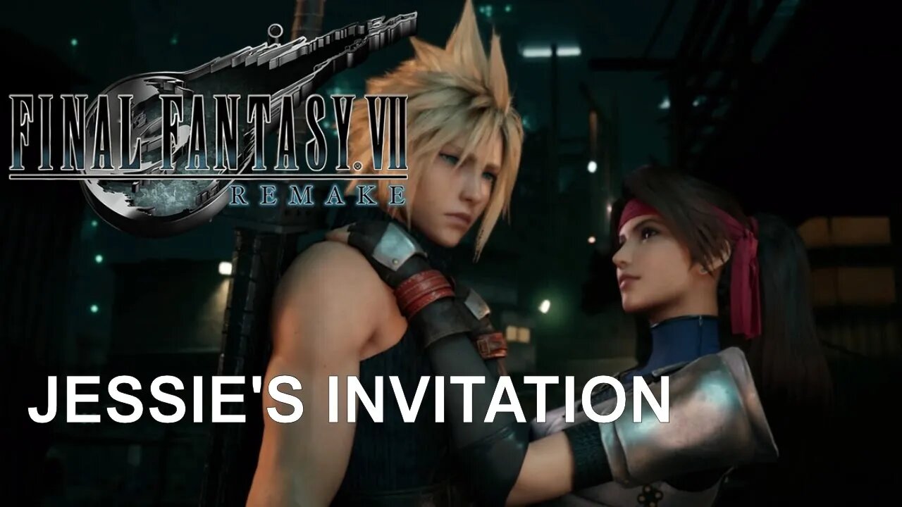 Final Fantasy VII Remake (PS4) - Jessie Invites Cloud Over