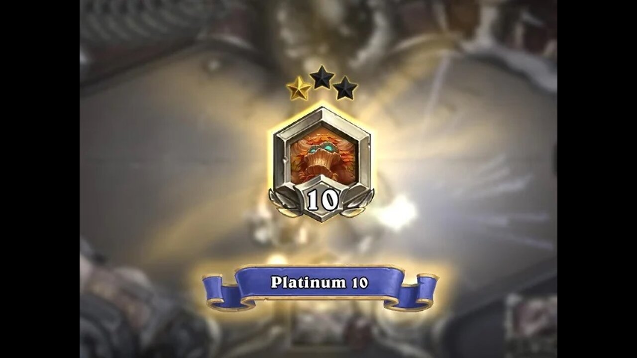 HEARTHSTONE: BAD PLAYER FINALLY GOT PLATINUM!!!!!!