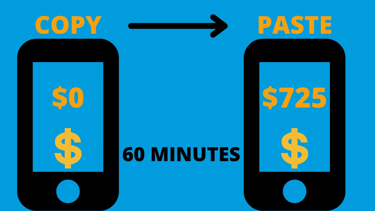 Earn $725 In 60 MINS Just Copy & Paste!