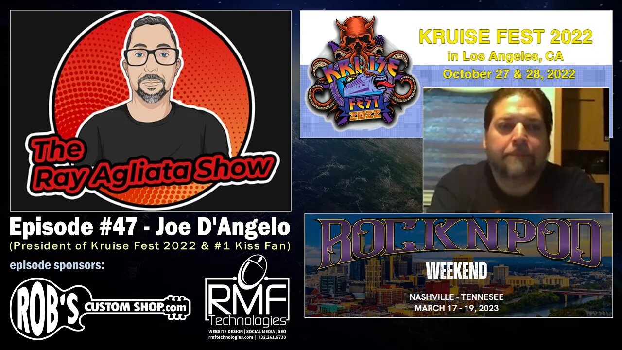 The Ray Agliata Show - Episode #47 - Joe D'Angelo - Full Episode