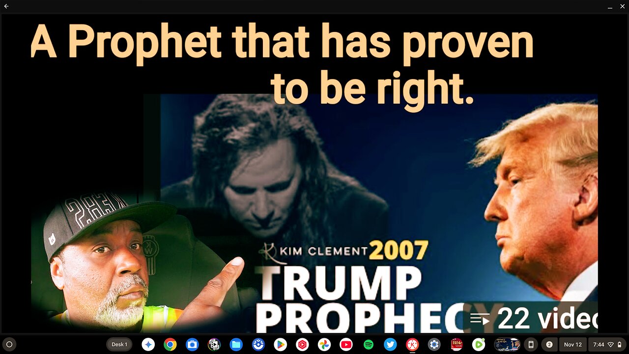 A Prophet that has proven to be right about Trump.
