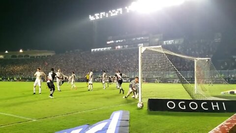 Gol do Quinteros visto de dentro do campo - Vasco 3x0 Operário