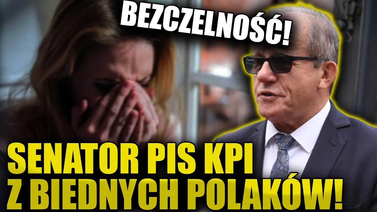Absolutna BEZCZELNOŚĆ w PiS! Senator kpi z biednych Polaków! \\ Polska.LIVE