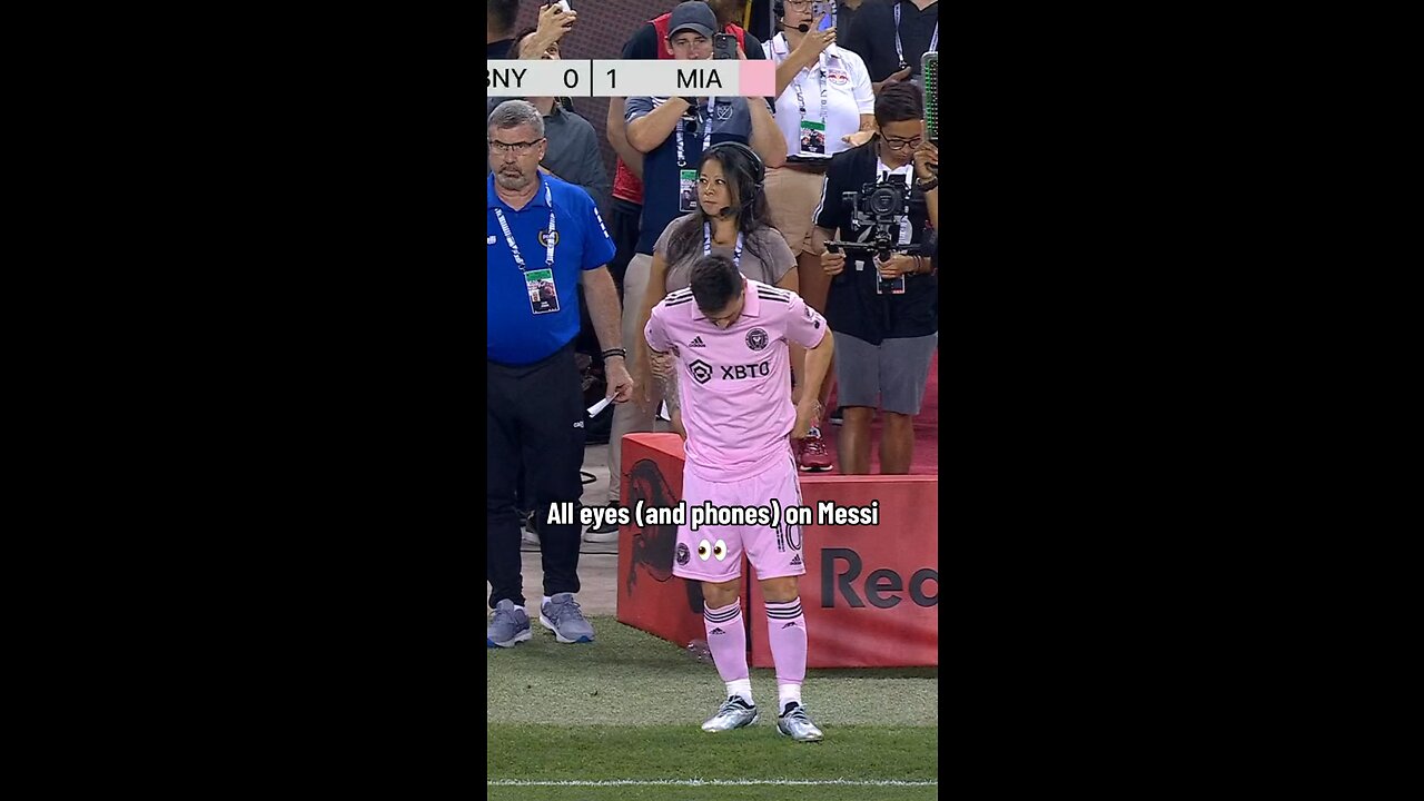 Messi official mls debut