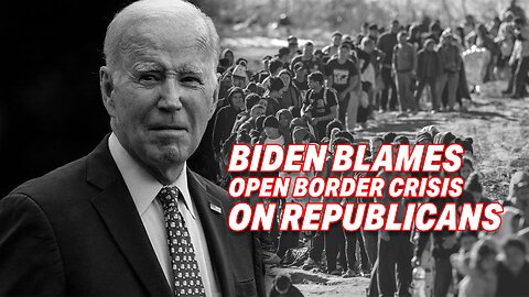 STATE OF THE UNION 2024: BIDEN BLAMES OPEN BORDER CRISIS ON REPUBLICANS!