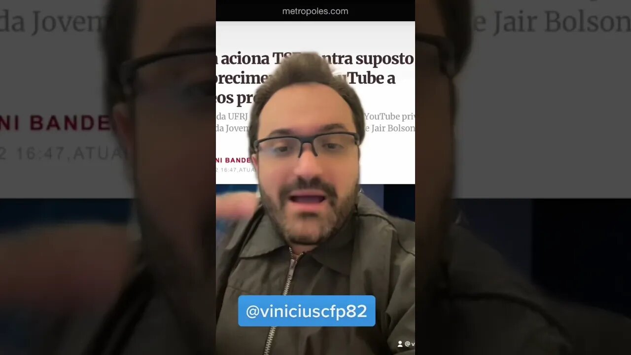 ABSURDO! Lula aciona o TSE para alterar o algoritmo do YouTube. P1