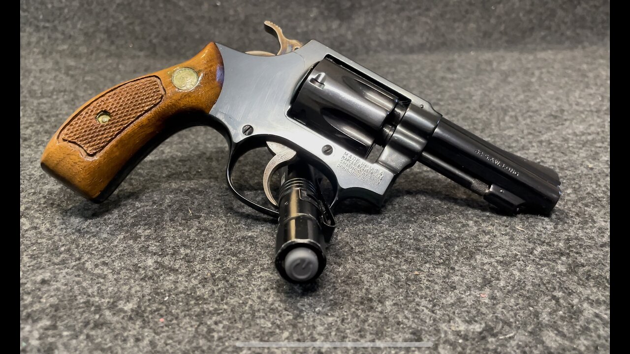 Smith and Wesson 30-1 32 S&W long at the range. What a sweet shooter