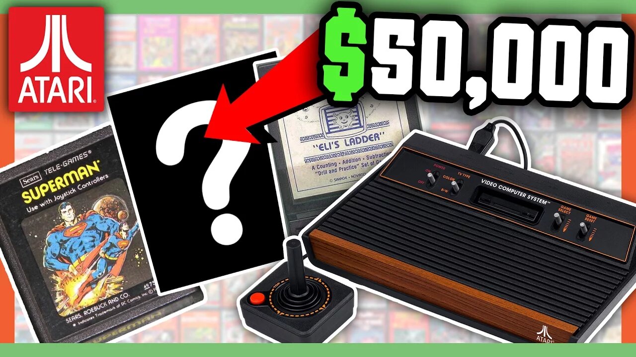 RARE ATARI GAMES WORTH MONEY - MOST VALUABLE ATARI GAMES!!