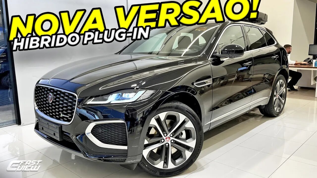NOVO JAGUAR F-PACE HÍBRIDO PLUG-IN 2023 TEM QUASE 1000 KM DE AUTONOMIA NA ESTRADA!