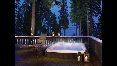 Hot Tub White Noise and Mountain Rain Shower 10 hours HD
