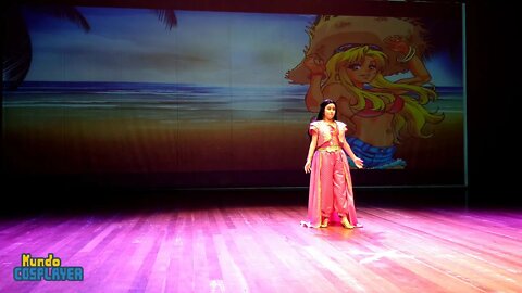 Jasmine de Aladdin no Concurso Cosplay do Anime Guarulhos Férias 2020