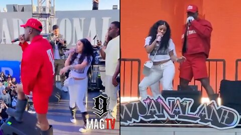Antonio Brown & Keyshia Cole Perform His Single "Don't Leave" Live For The 1st Time! 🎤