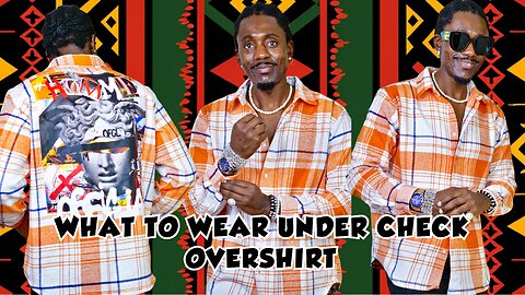 What To Wear Under Check Overshirt As An Adult Man