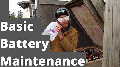 Topping off the off grid batteries