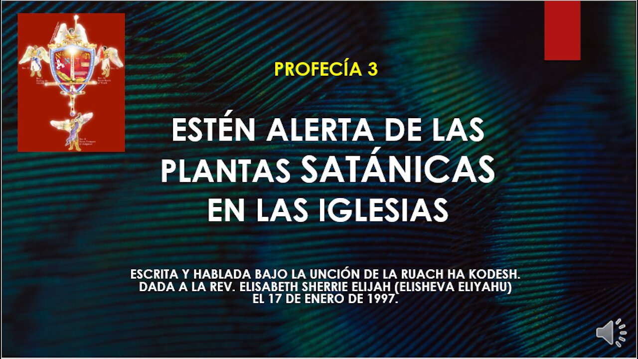 PROFECÍA 3 - Esten ALERTA de las plantas satanicas en las Iglesias.