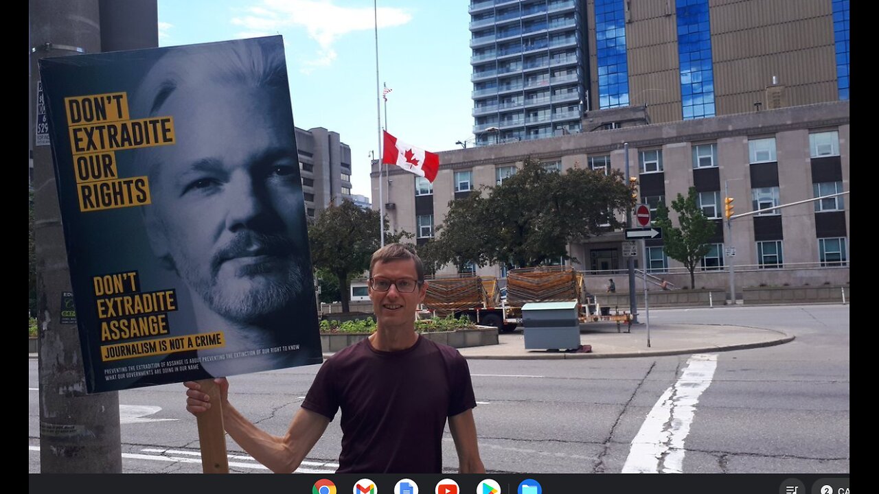 Assange's Appeal Hearing set for July 9th-10th. Let's hit the streets, Toronto!