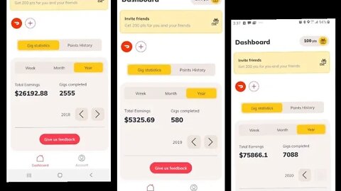App For Dasher's !!! [Appjobs Rewards] See Your Earnings/Stops From The Day You Have Started!!! 💪😎👍