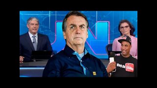 BOLSONARO IMPÕE CONDIÇÃO A GLOBO
