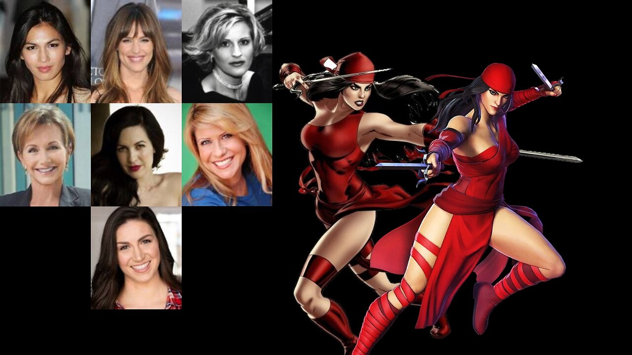 Animated Voice Comparison- Elektra (Daredevil)