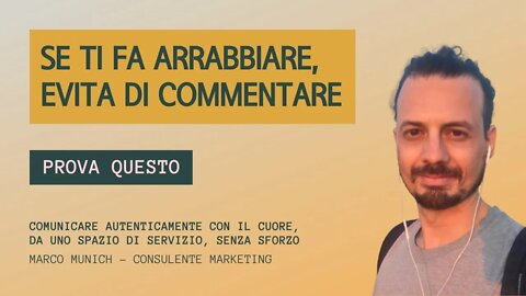 SE TI FA ARRABBIARE, NON COMMENTARE: PROVA QUESTO